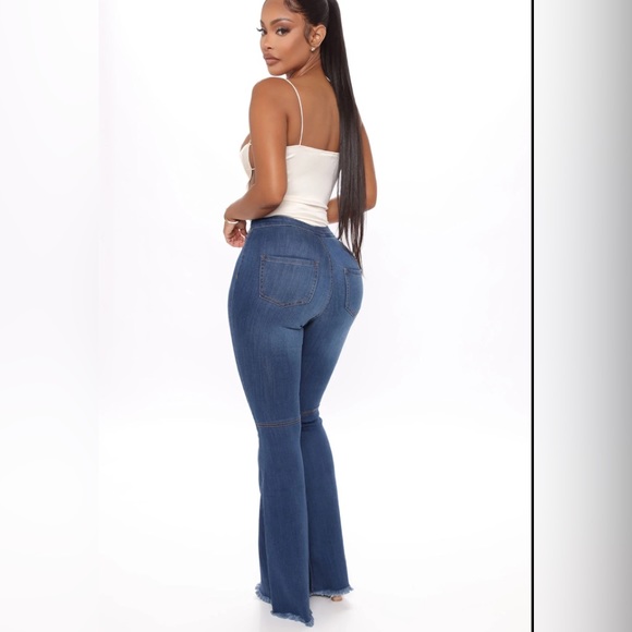 NEW 💙 Fashion nova Flare Bootcut Jeans - Picture 7 of 7